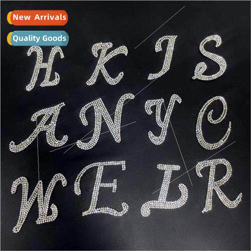 Alphabet diamond hot melt adhesive accessories decorative cl