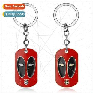 Deadpool Keychain Tag Car Pendant Alloy Movie
