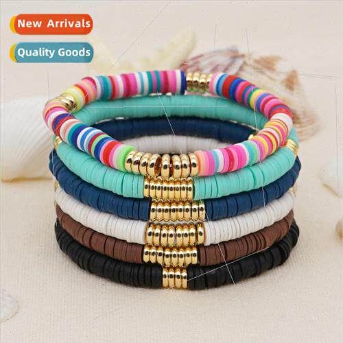 Bohemian Style Stainless Steel Gold-Plated Spacer 6mm Colorf