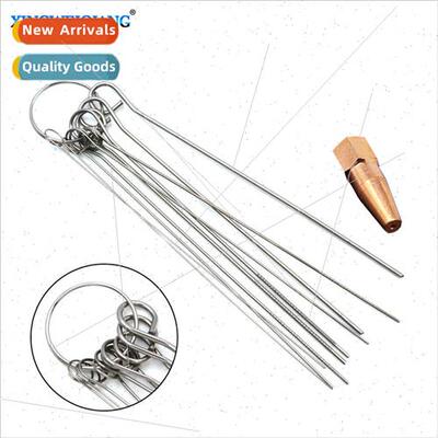 Oxygen flux pins Grinding threaded flux pins Diverting cutti