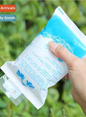 Thickened water-filled ice packs Repeatedly used fresh refri