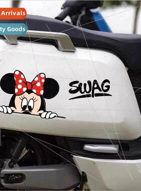 2.8 electric motorcycle car stickers Mickey Minnie cartoon a