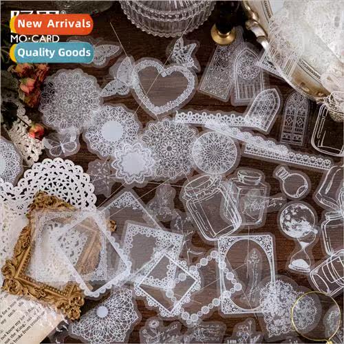 PET sticker pack Daytime Fantasy Series Retro Butterfly Lace
