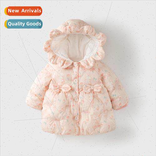 Childrens winter cotton clothing 2023 girls warm jacket baby