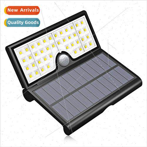 solar light folding portable 58 led garden light body sensor