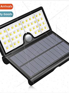 solar light folding portable 58 led garden light body sensor