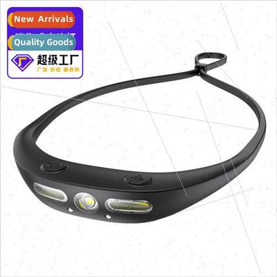 New wave sensor COB headlamp outdoor cycling light USB recha