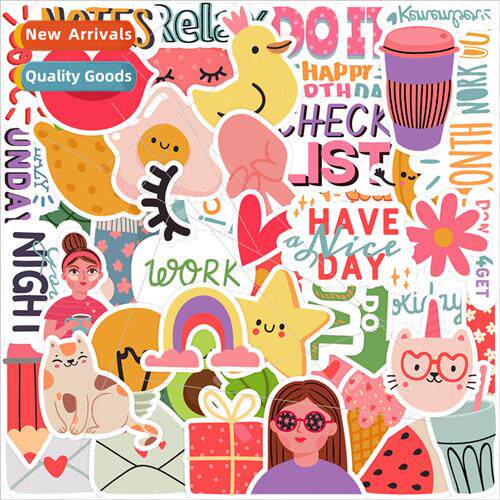 50 Funny Plan Stickers Car Cell Phone Computer Decorative St