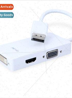 Large DP TO HDMI VGA DVI 3-in-1 Adapter Cable Thunderbolt No