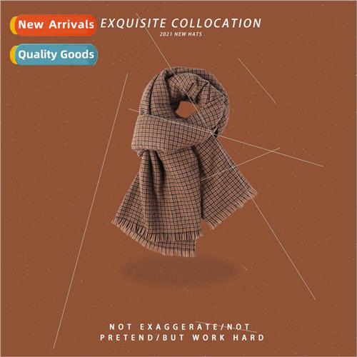 Scarf female 2021 new fall and winter Korean couples imitati