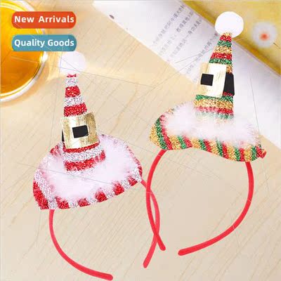 New Christmas simulation feather headdress headband hair acc