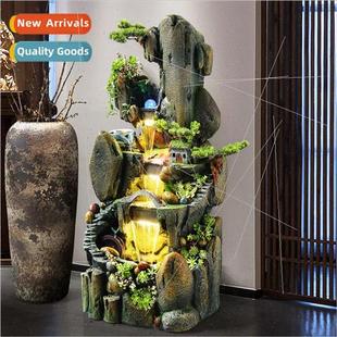 Large floor rockery water fountain ornaments indoor water de