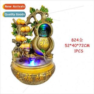 Chinese gourd water fountain ornaments large floor to attrac