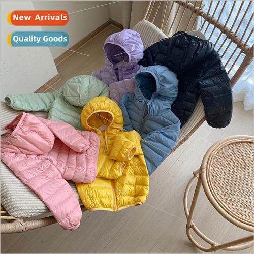 Childrens light paragraph down jacket short section boys and