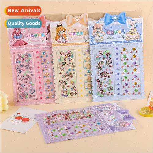 New double rows of acrylic diamond stickers DIY three-dimens