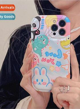 适用 iphone13pro max cartoon animal apple 12 phone case 11 a