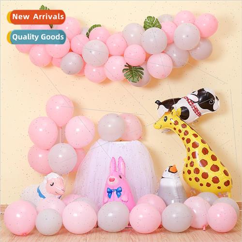 Baby birthday balloon decoration lights children scene princ