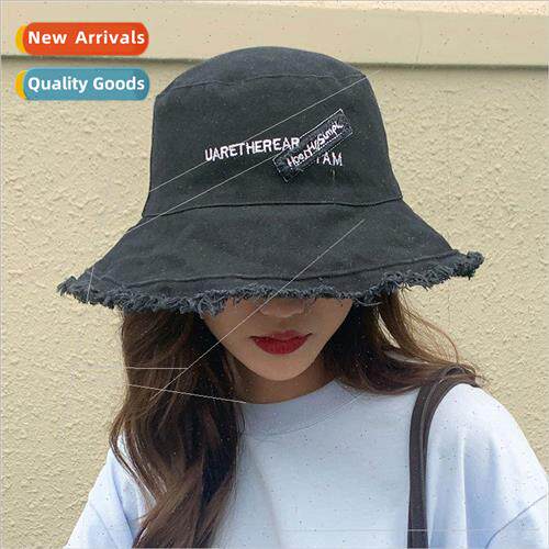Hat female summer large brim Japanese face cover summer larg