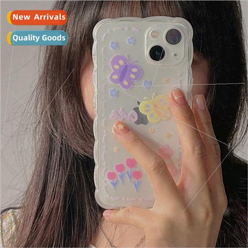 适用 iPhone13promax spring and summer ins butterfly flower a