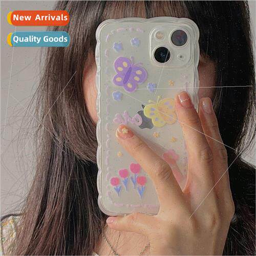 适用 iPhone13promax spring and summer ins butterfly flower a