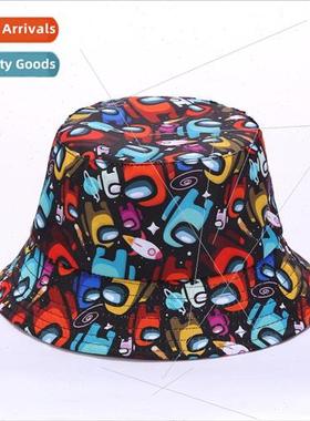 Space Werewolf Among Us Printed Fishermans Hat Outdoor Hat P