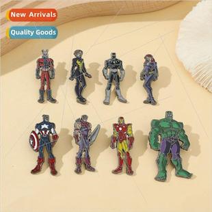 The Man Iron Hulk Avengers Marvel Brooch Creative Movie