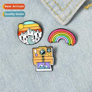 Creative cartoon trinkets alloy brooch cartoon personality c