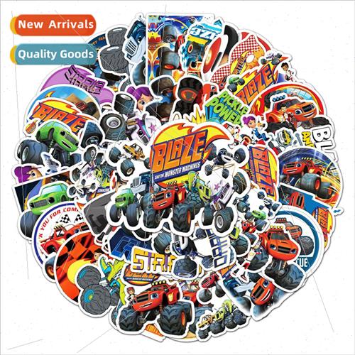 50 Cyclone Chariot Team ggage Stickers Creative Trend Graffi