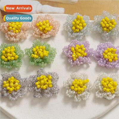 Summer versatile multi-layer color collision core flowers di