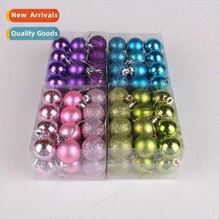 ball 24pcs bucket 3cm plating box deco Christmas