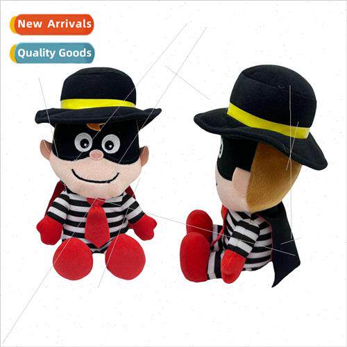 New Hamburglar burger thief plush toy doll GRIMACE Yellow Ha