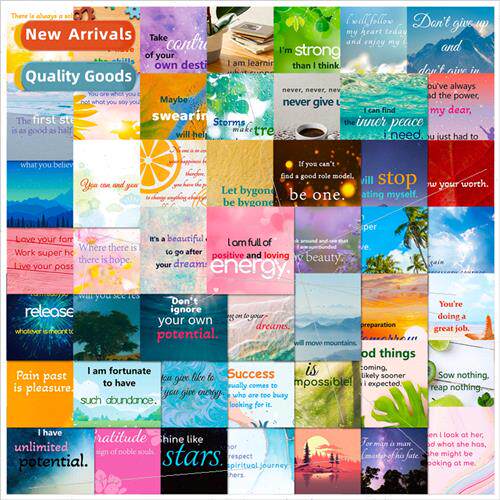 50 Background Celebrity Quotes Stickers Small Fresh Beautifu