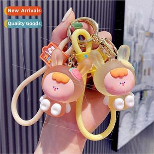 rabbit keychain men Yuanqi women fruit and cute fresh