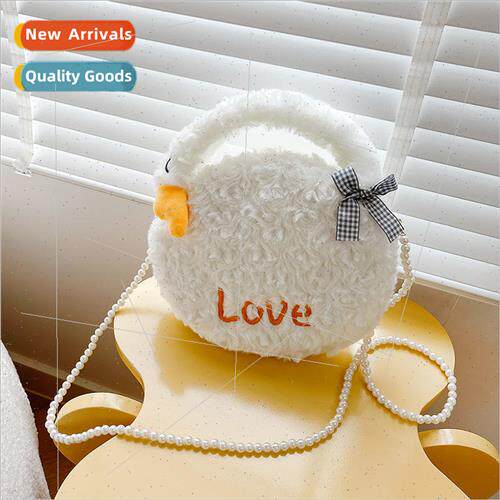2022 new ins Japanese cute cartoon big white goose plush han