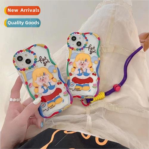 Summer Ice Cream Chubby Girl 适用 Apple 13/12ProMax Phone Ca