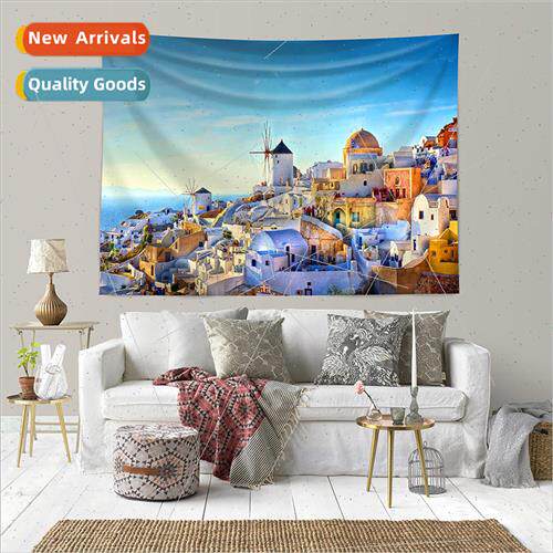 Scandinavian ins digital printing home decor flannel tapestr