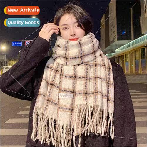 Autumn and winter Korean  of the ins wind scarf female wild
