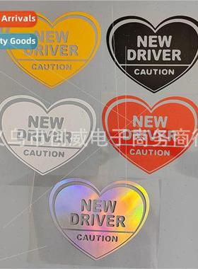 Car reflective newbie caution sticker New driver caution ref