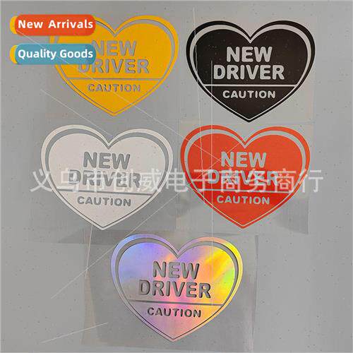 Car reflective newbie caution sticker New driver caution ref