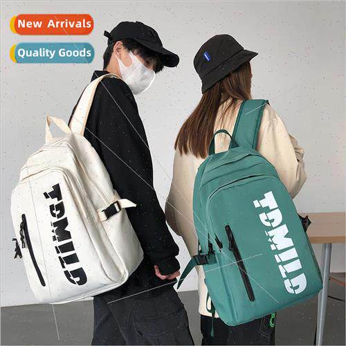 Mens and womens large-capacity student shoulder bag Hong Kon