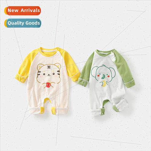 Baby clothes onesie spring and fall cotton newborn baby haji