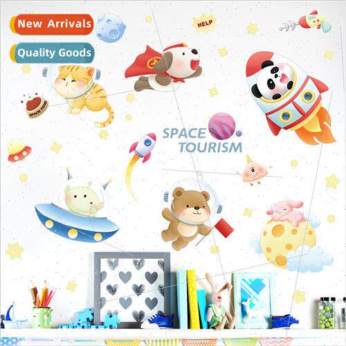 94039 Space travel cartoon universe  creative self-adhesive