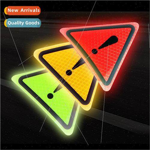 Car reflective car stickers body triangle decorative sticker