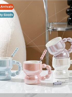 High-color value of the Nordic luxury mug niche girl heart s