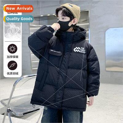 Childrens wear boys winter down jacket 2023 new boys thicken