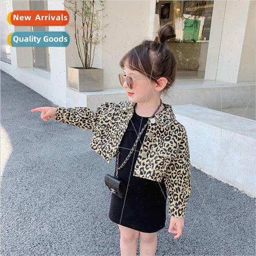 Girls childrens wear 2023 spring and fall new Korean  of the