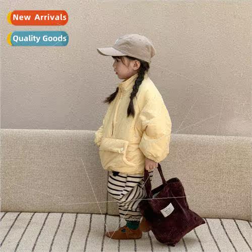 Korean childrens wear 2023 winter section boys and girls lig