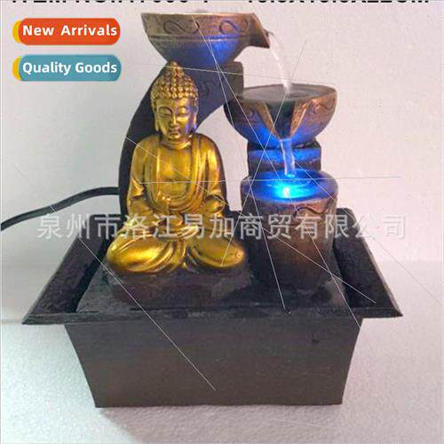 east Asia Buddha Crafts Creative Model Zen Resin Flowing Wat