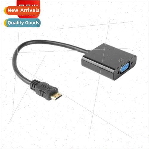 mini hdmi to vga adapter cable video converter with audio po