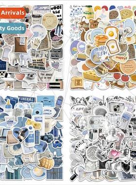 Multi 50 Korean ins  cute small objects stickers luggage com